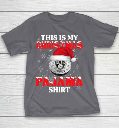 Brooklyn Nets This Is My Christmas Pajama Shirt NBA Youth T-Shirt 6 Brooklyn Nets This Is My Christmas Pajama Shirt NBA Youth T-Shirt - Image 6
