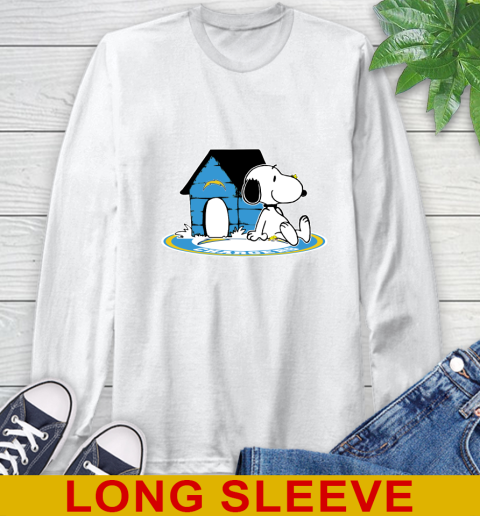 NFL Football Los Angeles Chargers Snoopy The Peanuts Movie Shirt Long Sleeve T-Shirt