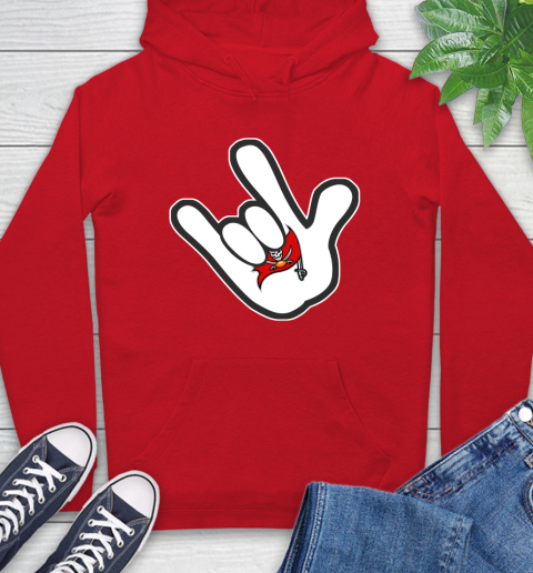 Tampa Bay Buccaneers NFL Football Mickey Rock Hand Disney Hoodie 10