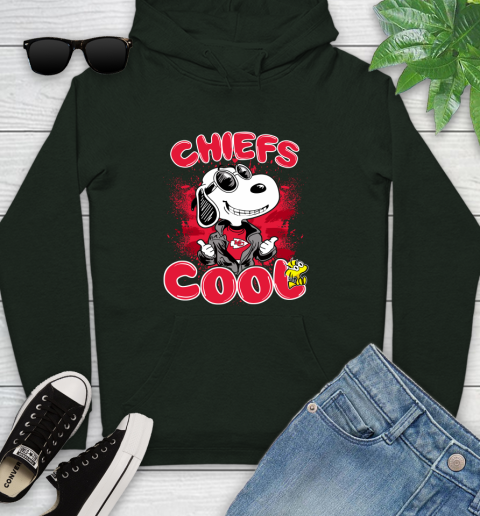 NFL Football Kansas City Chiefs Cool Snoopy Shirt Youth Hoodie 12