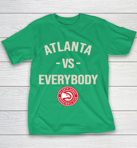 Atlanta Hawks Vs Everybody Youth T-Shirt 3