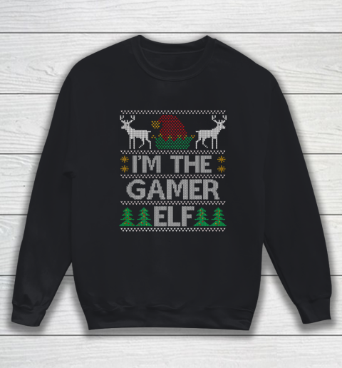 Gamer Elf Matching Family Group Christmas Sweatshirt