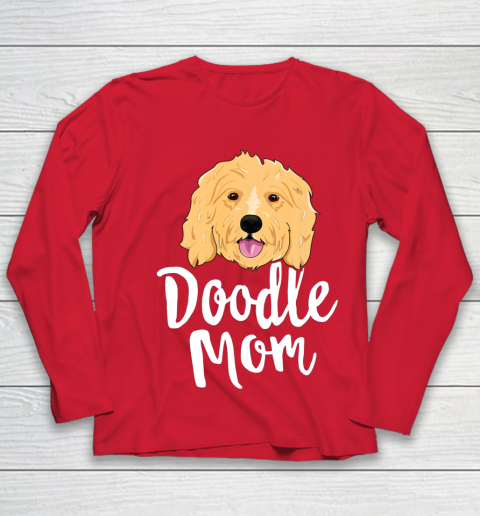 Dog Mom Shirt Doodle Mom T Shirt Women Goldendoodle Dog Puppy Mother Youth Long Sleeve 8
