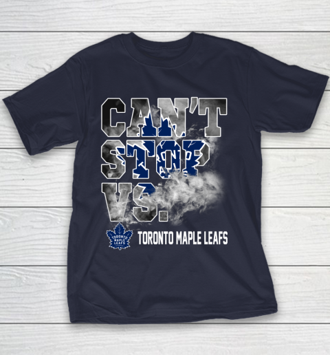 NHL Toronto Maple Leafs Hockey Can't Stop Vs Youth T-Shirt 2
