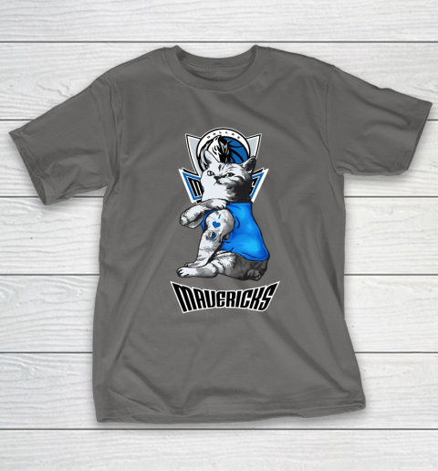 NBA Basketball My Cat Loves Dallas Mavericks T-Shirt 8
