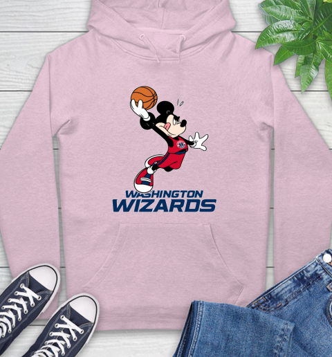 NBA Basketball Washington Wizards Cheerful Mickey Mouse Shirt Hoodie 10