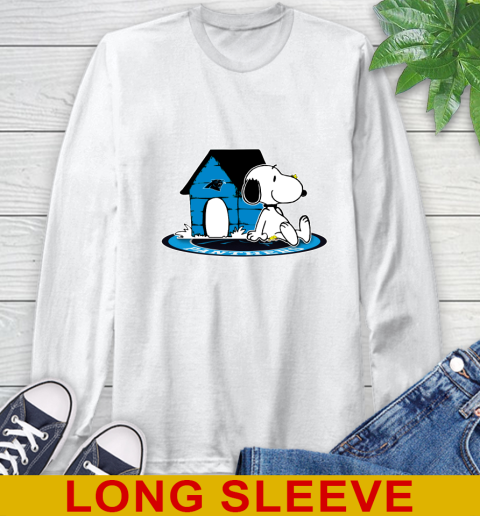NFL Football Carolina Panthers Snoopy The Peanuts Movie Shirt Long Sleeve T-Shirt