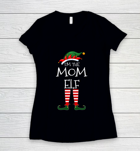 Womens I'm The-Mama-Elf Matching-Family Christmas T-Shirt Womens I'm The-Mama-Elf Matching-Family Christmas T-Shirt