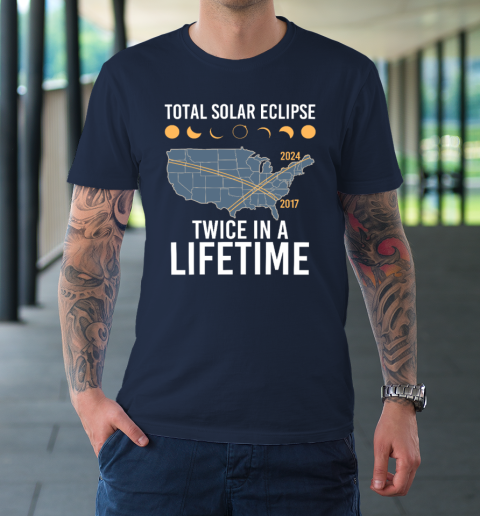 Twice In A Lifetime Solar Eclipse Shirt 2024 Total Eclipse T-Shirt 2