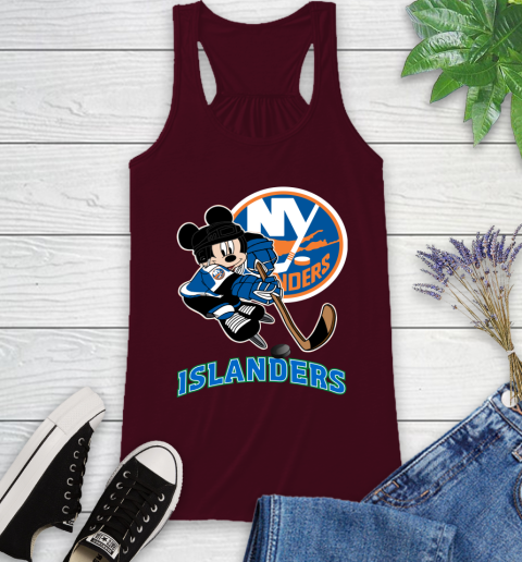 NHL New York Islanders Mickey Mouse Disney Hockey T Shirt Racerback Tank 3