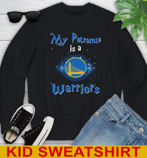 NBA Basketball Harry Potter My Patronus Is A Golden State Warriors Youth Sweatshirt