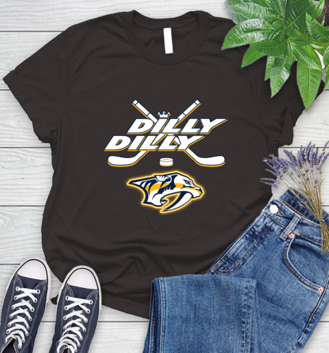 NHL Nashville Predators Dilly Dilly Hockey Sports Women's T-Shirt 8