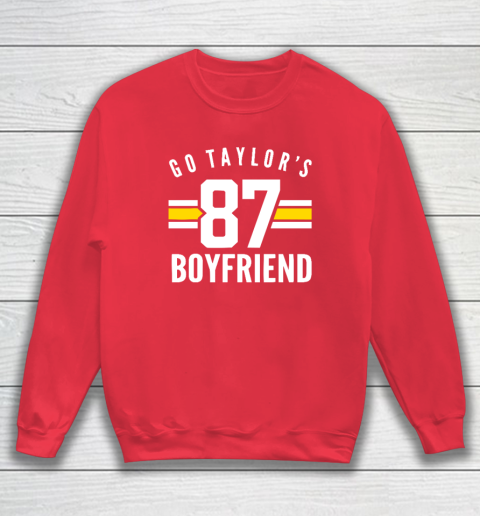 Go Taylors Boyfriend Football Funny Go Taylor's Sweatshirt 6