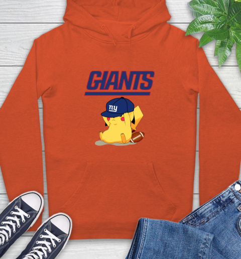 NFL Pikachu Football Sports New York Giants Hoodie 5