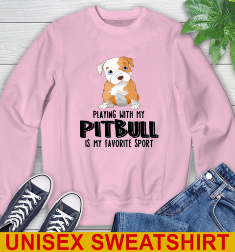 Playing with my pitbull is my favorite sport 33