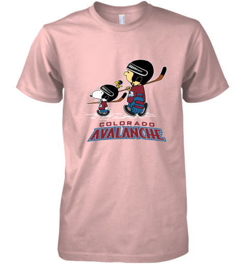 Let's Play Colorado Avalanche Ice Hockey Snoopy NHL Premium Men's T-Shirt