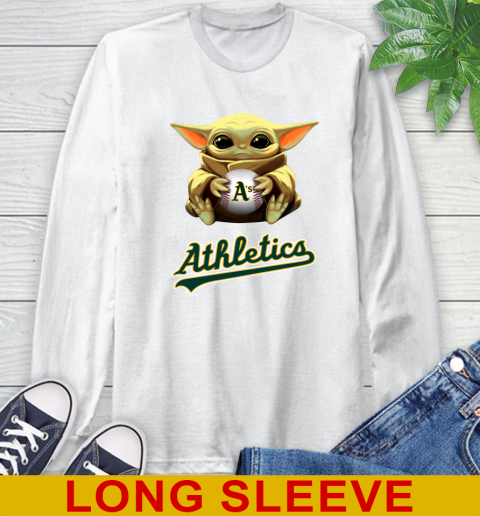 MLB Baseball Oakland Athletics Star Wars Baby Yoda Shirt 58
