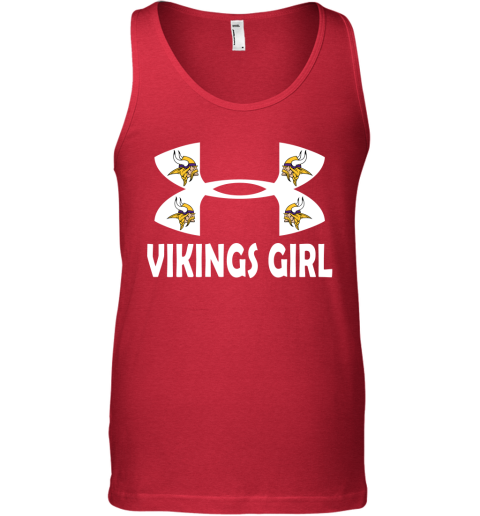 NFL Minnesota Vikings Girl Under Armour Football Sports ExoqLAtGOOu unisex tank 17 95 151514 front red
