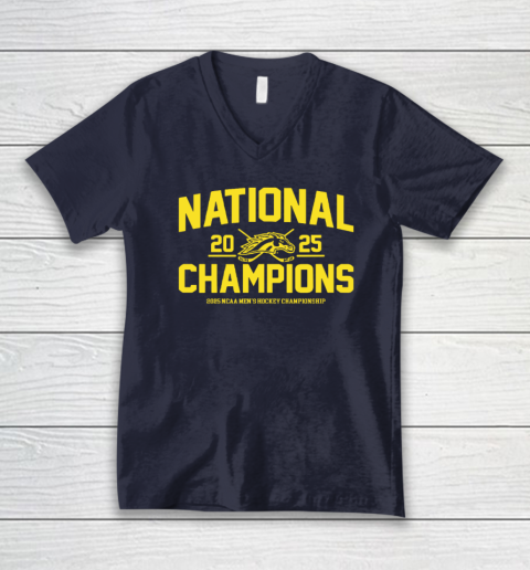 Western Michigan 2025 National Champions V-Neck T-Shirt 2