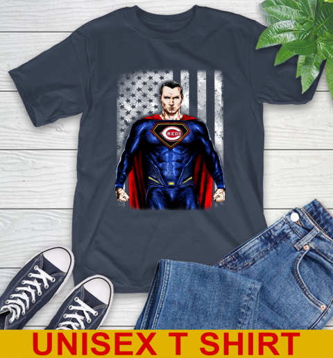 MLB Baseball Cincinnati Reds Superman DC Shirt T-Shirt 3