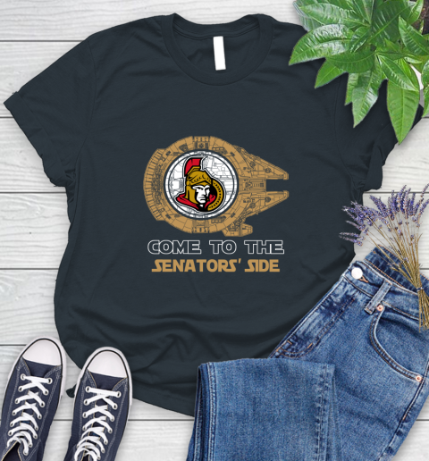 NHL Come To The Ottawa Senators Wars Hockey Sports Women's T-Shirt 8