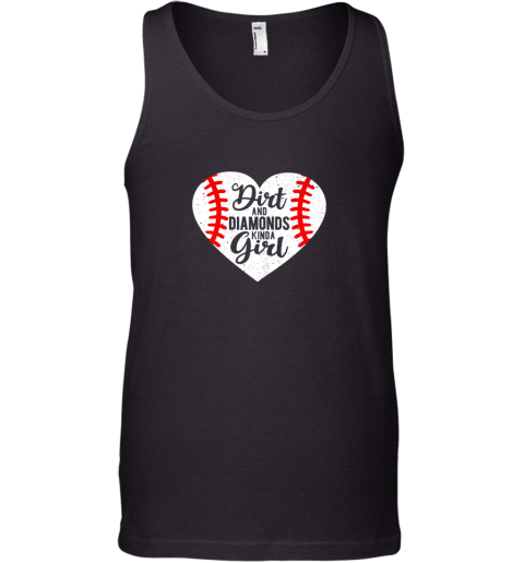 Dirt and Diamonds Kinda Girl Baseball Tank Top