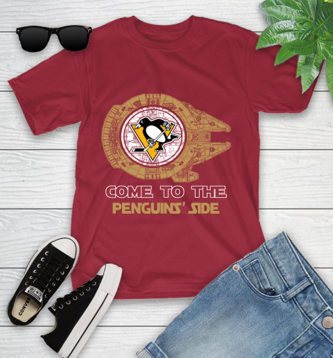 NHL Come To The Pittsburgh Penguins Wars Hockey Sports Youth T-Shirt 14