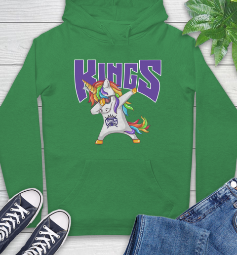 Sacramento Kings NBA Basketball Funny Unicorn Dabbing Sports Hoodie 8