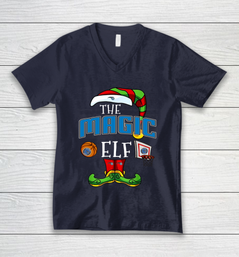 Orlando Magic Christmas ELF Funny NBA V-Neck T-Shirt 3 Orlando Magic Christmas ELF Funny NBA V-Neck T-Shirt - Image 3