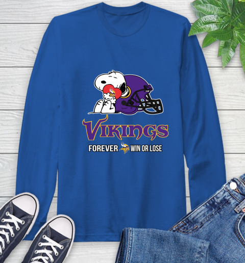 NFL The Peanuts Movie Snoopy Forever Win Or Lose Football Minnesota Vikings 66