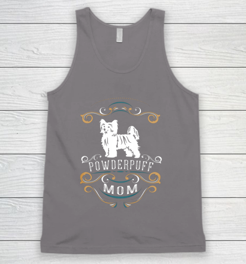 Dog Mom Shirt Powderpuff Mom Chinese Crested Dog Tank Top 6