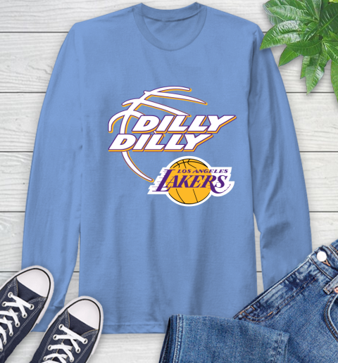 NBA Los Angeles Lakers Dilly Dilly Basketball Sports Long Sleeve T-Shirt 11