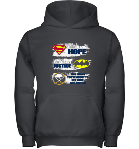 You're About To Get Your Ass Kicked Buffalo Sabres Youth Hoodie