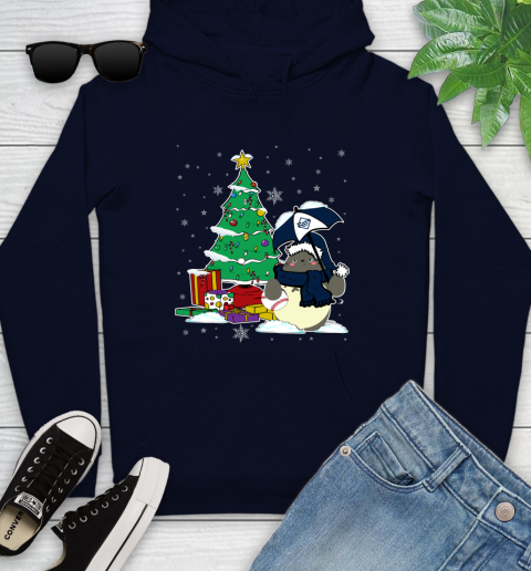 Tampa Bay Rays MLB Baseball Cute Tonari No Totoro Christmas Sports Youth Hoodie 3