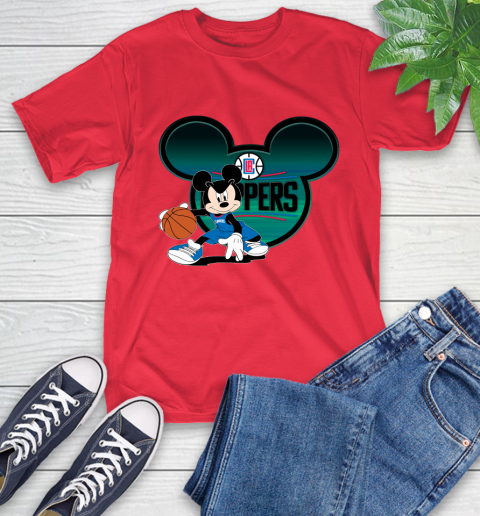 NBA LA Clippers Mickey Mouse Disney Basketball T-Shirt 10