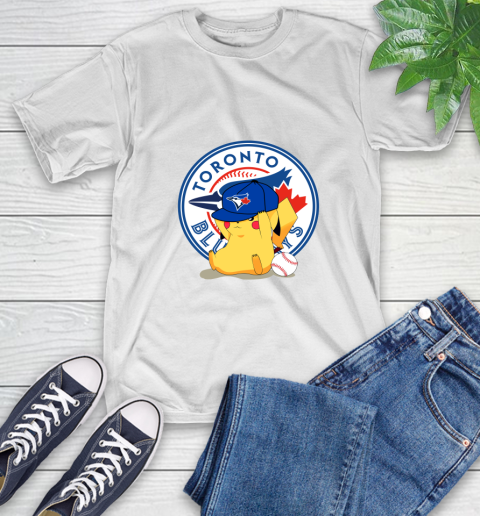 MLB Pikachu Baseball Sports Toronto Blue Jays T-Shirt