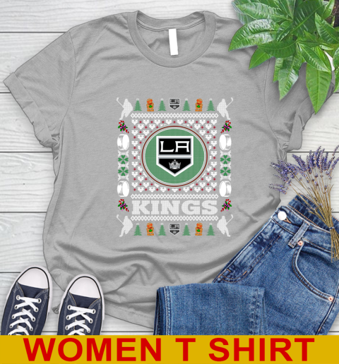 Los Angeles Kings Merry Christmas NHL Hockey Loyal Fan Women's T-Shirt 5