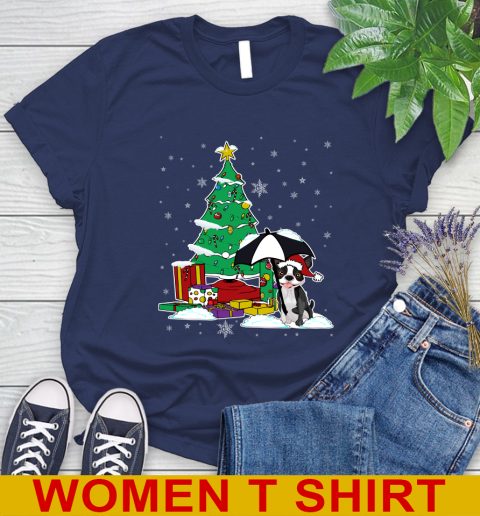 Boston Terrier Christmas Dog Lovers Shirts 237