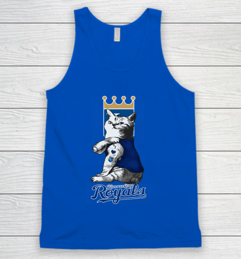 MLB Baseball My Cat Loves Kansas City Royals Tank Top 4
