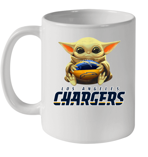 NFL Football Los Angeles Chargers Baby Yoda Star Wars Shirt Ceramic Mug 11oz