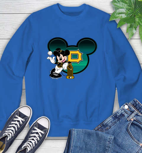 MLB Pittsburgh Pirates The Commissioner's Trophy Mickey Mouse Disney Sweatshirt 8