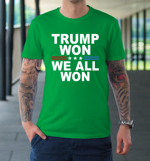 Trump Won  We All Won 2024 USA Flag T-Shirt 5