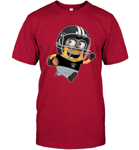 NFL Oakland Raiders Minions Disney Football Sports mZMywW3wFNL classic t shirt 2 95 151514 front red