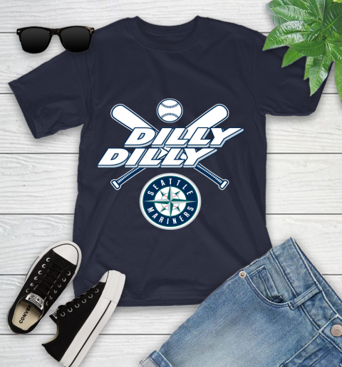 MLB Seattle Mariners Dilly Dilly Baseball Sports Youth T-Shirt 3