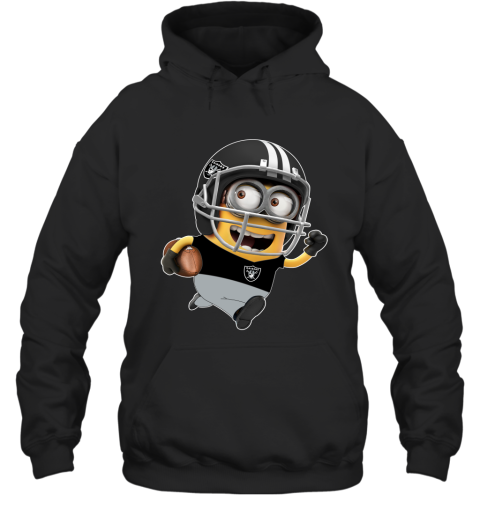 NFL Oakland Raiders Minions Disney Football Sports 36KojwK8MIr hoodie 23 95 151514 front black