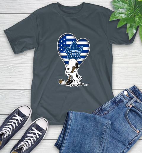 Toronto Maple Leafs NHL Hockey The Peanuts Movie Adorable Snoopy T-Shirt 9