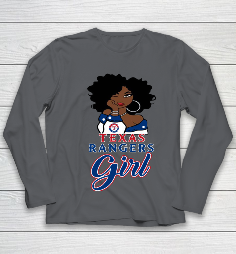 Texas Rangerss Girl MLB Youth Long Sleeve 9 Texas Rangerss Girl MLB Youth Long Sleeve - Image 9