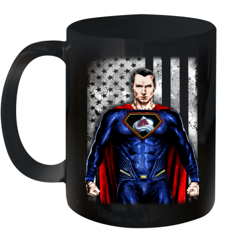 NHL Hockey Colorado Avalanche Superman DC Shirt Ceramic Mug 11oz
