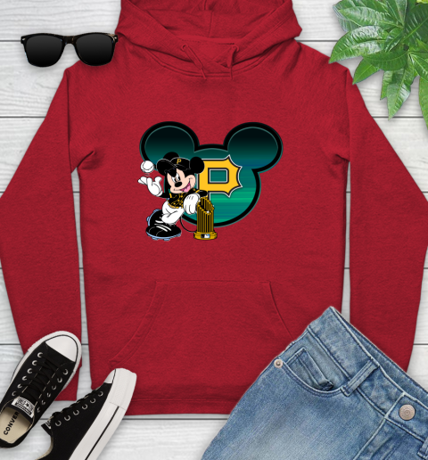 MLB Pittsburgh Pirates The Commissioner's Trophy Mickey Mouse Disney Youth Hoodie 11