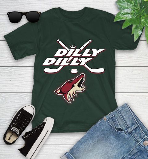 NHL Arizona Coyotes Dilly Dilly Hockey Sports Youth T-Shirt 5